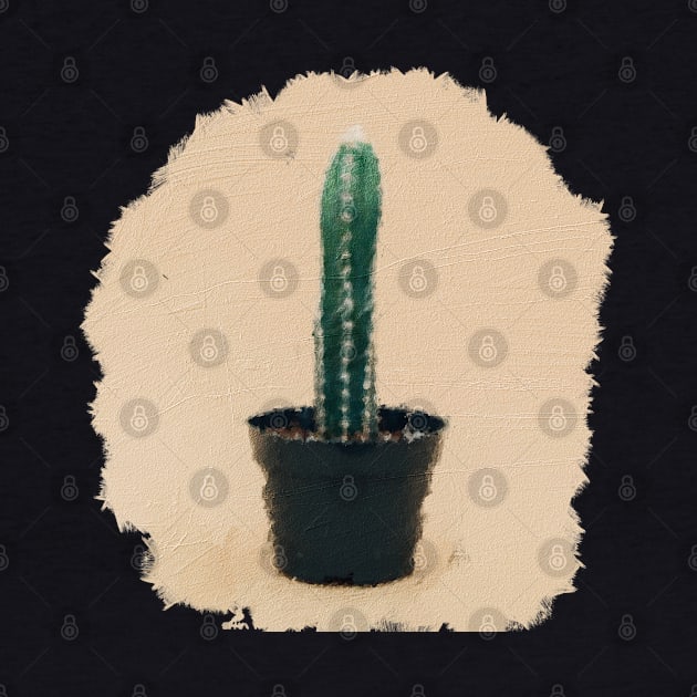 Long chichipe cactus oil painting by DigitPaint